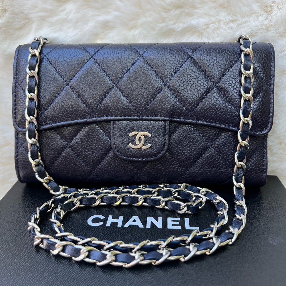 💙CHANEL CLASSIC FLAP WALLET WOC 💙 - Picture 4 of 17